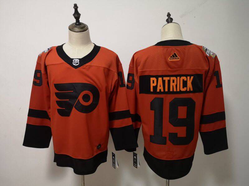 Men Philadelphia Flyers #19 Patrick Orange Adidas Third Edition Adult NHL Jersey->philadelphia flyers->NHL Jersey